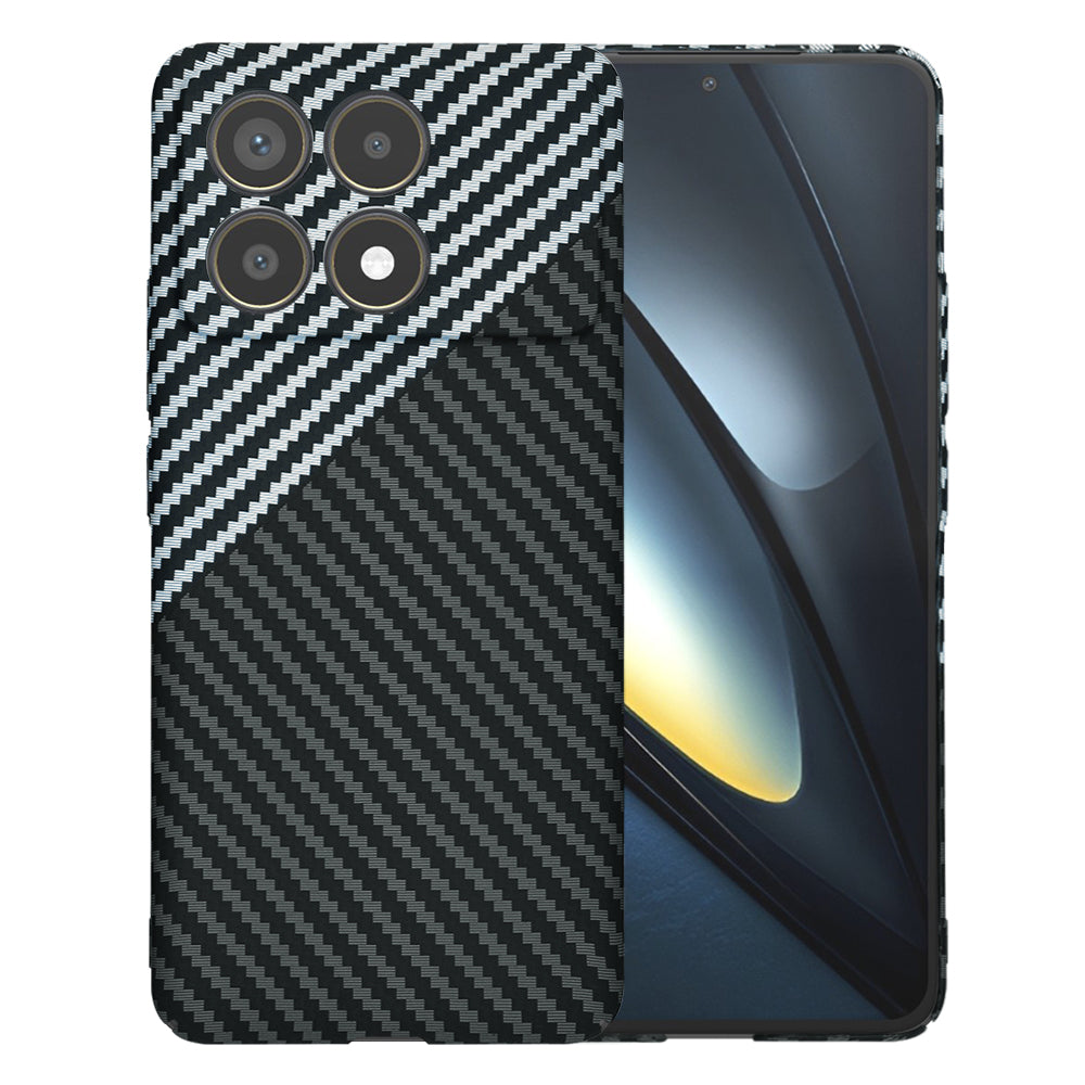 Θήκη για Xiaomi Poco F6 Pro, Techsuit, Carbonite FiberShell, Μαύρο Γκρι