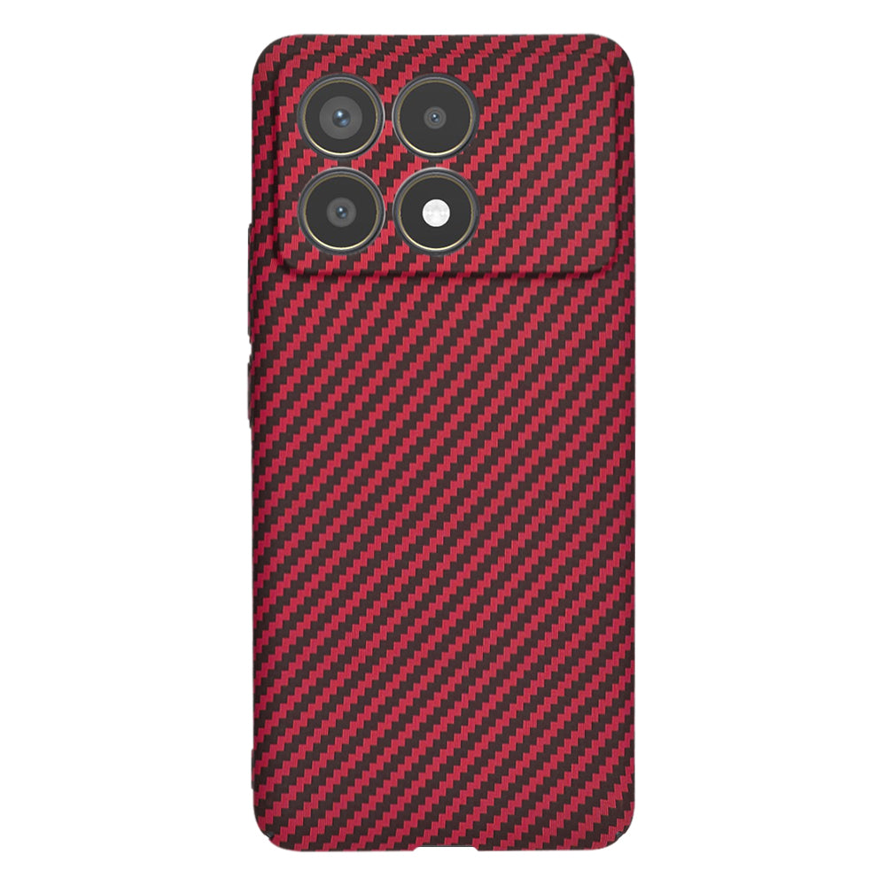 Θήκη για Xiaomi Poco F6 Pro, Techsuit, Carbonite FiberShell, Κόκκινο