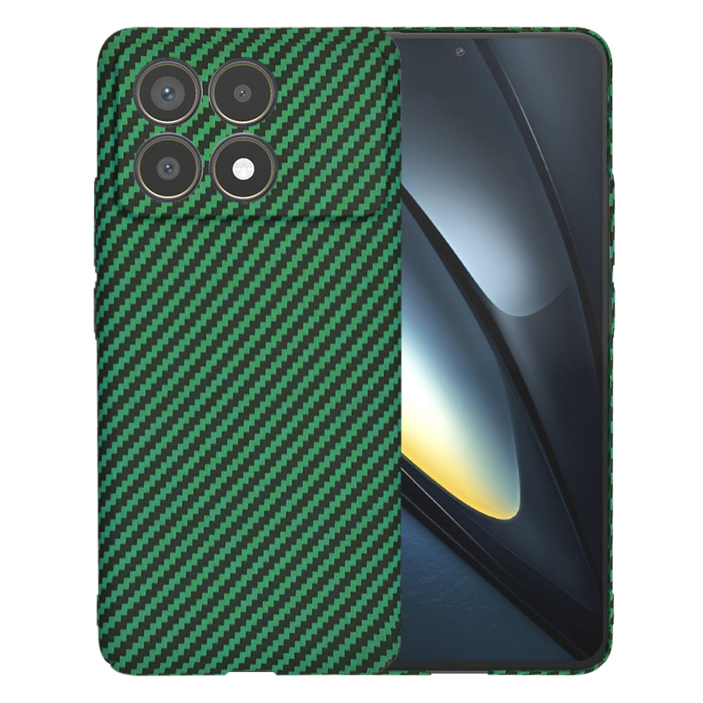 Θήκη για Xiaomi Poco F6 Pro, Techsuit, Carbonite FiberShell, Πράσινο