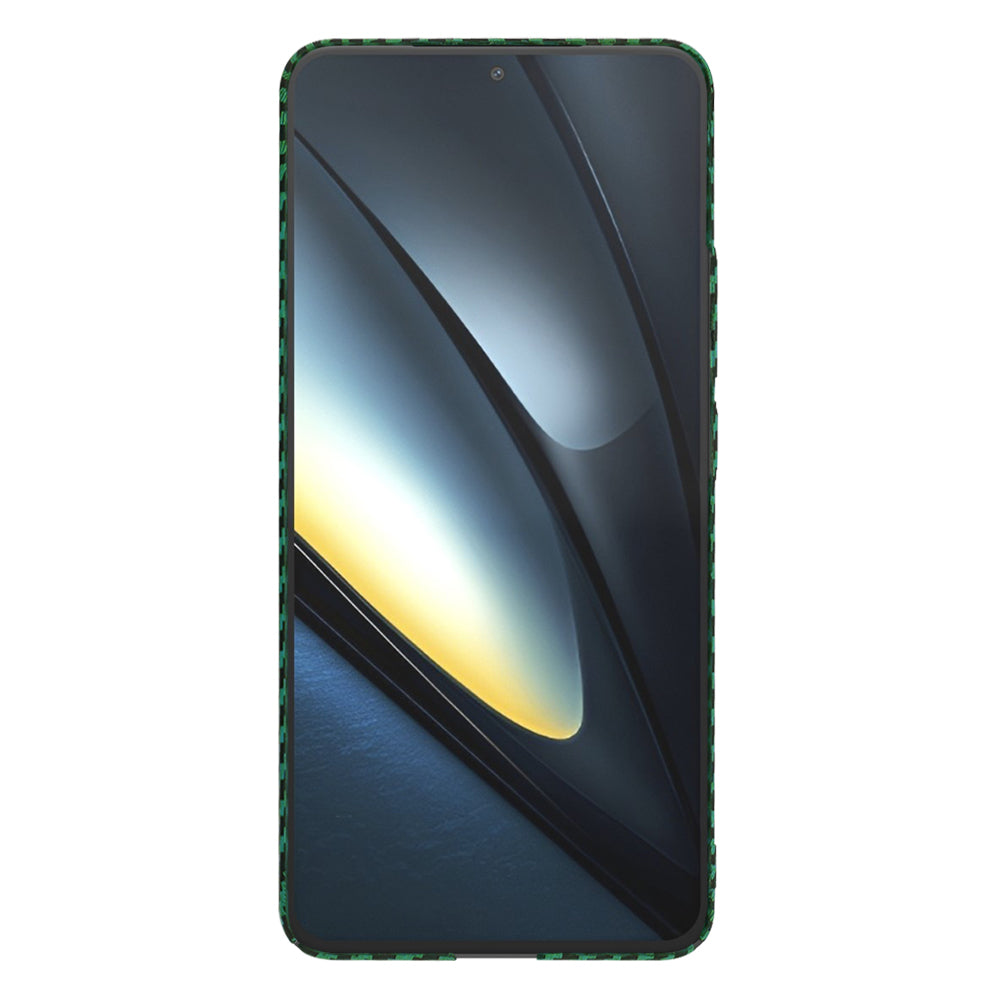 Θήκη για Xiaomi Poco F6 Pro, Techsuit, Carbonite FiberShell, Πράσινο