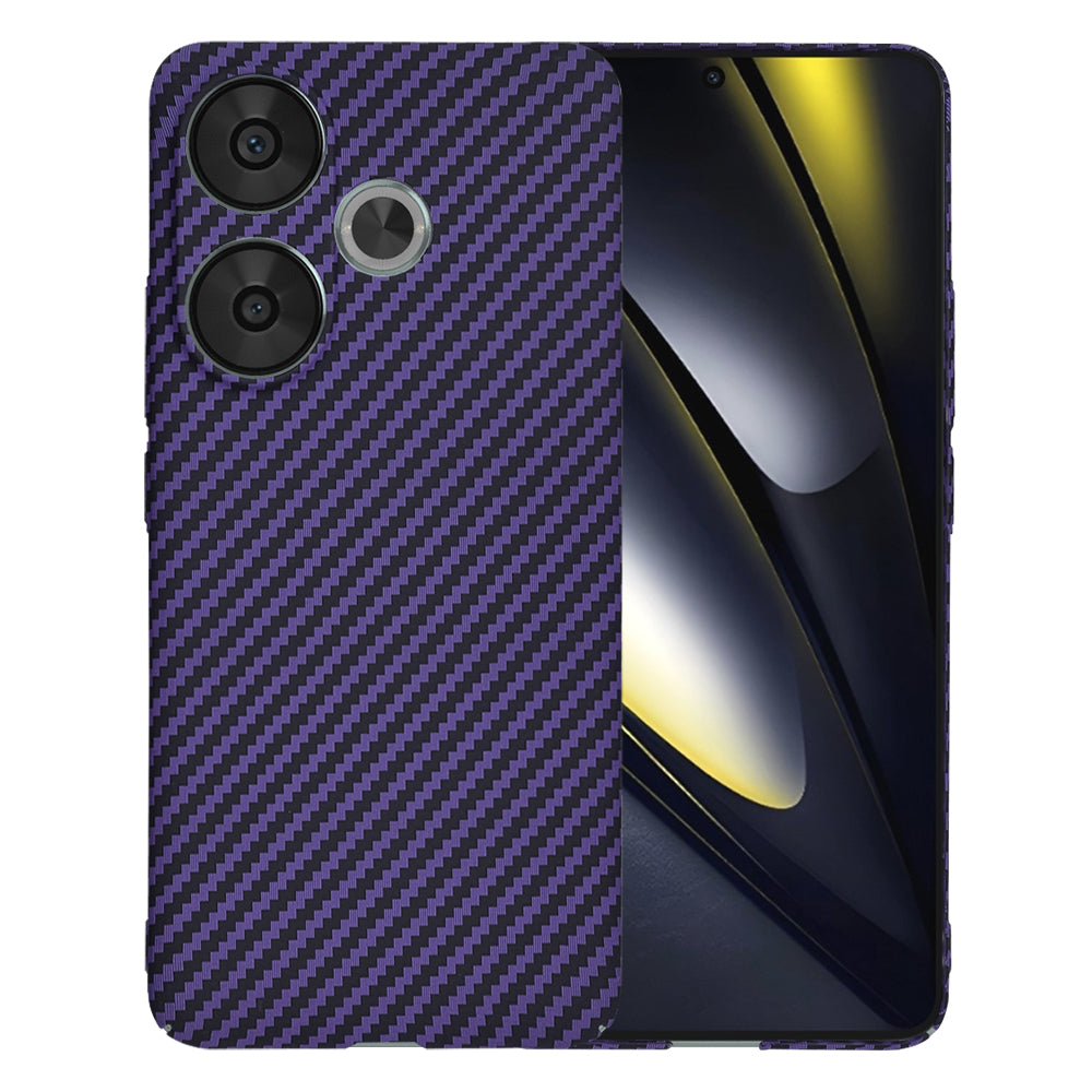 Θήκη για Xiaomi Poco F6, Techsuit, Carbonite FiberShell, Μωβ