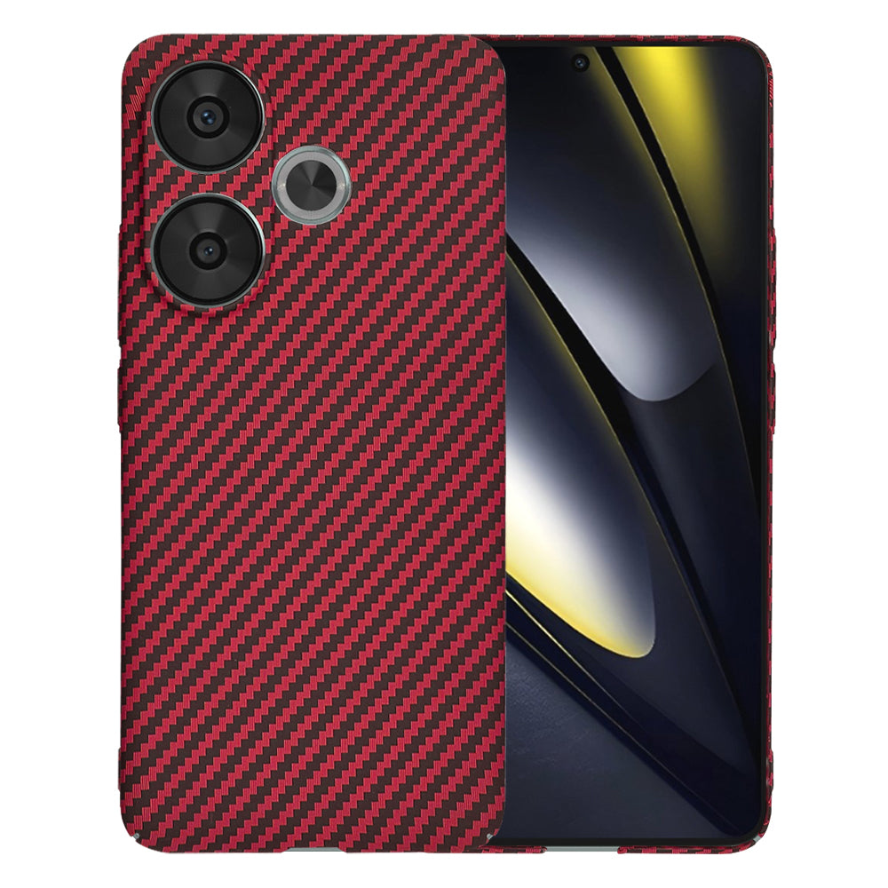 Θήκη για Xiaomi Poco F6, Techsuit, Carbonite FiberShell, Κόκκινο