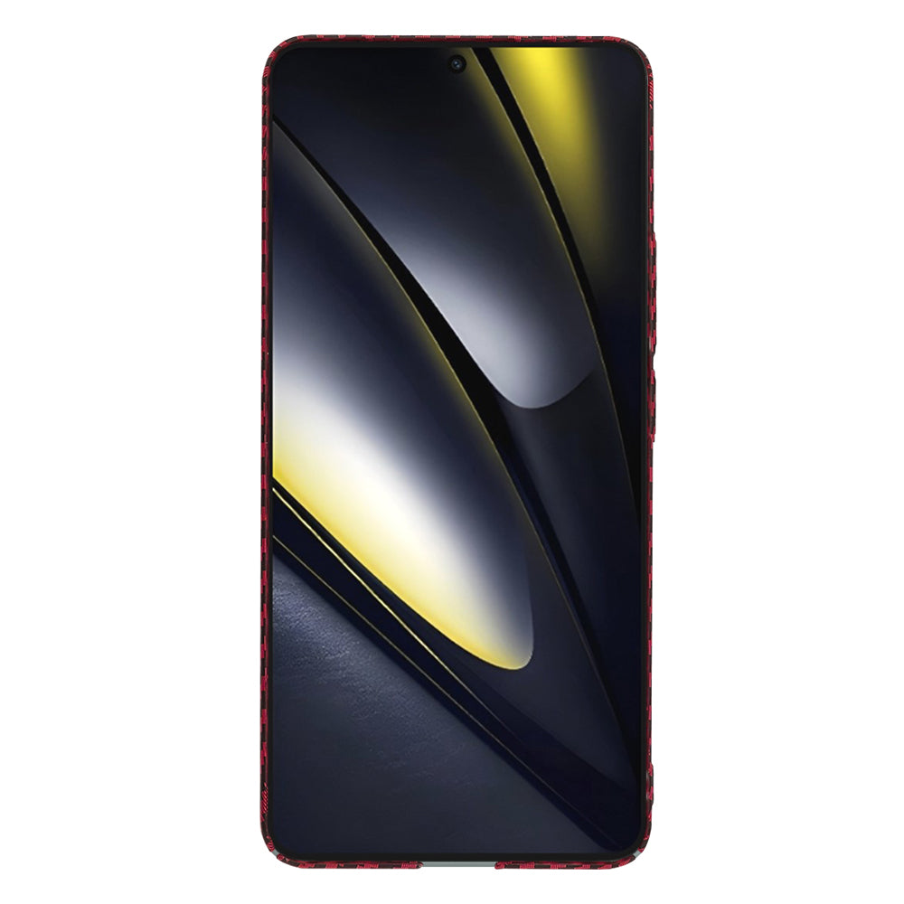 Θήκη για Xiaomi Poco F6, Techsuit, Carbonite FiberShell, Κόκκινο