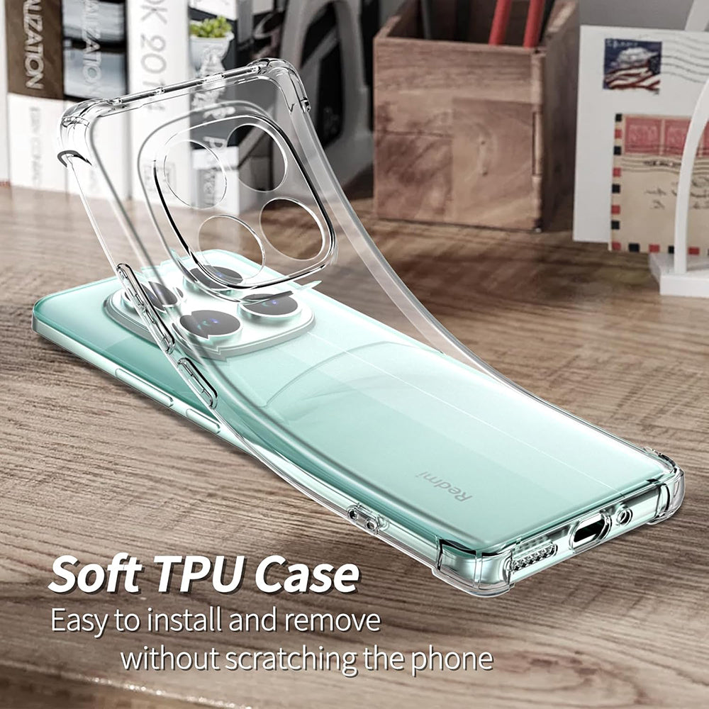 Θήκη για Xiaomi Poco F7 Pro, Techsuit, Ανθεκτική σε Κρούσεις Διαφανής, Διάφανη
