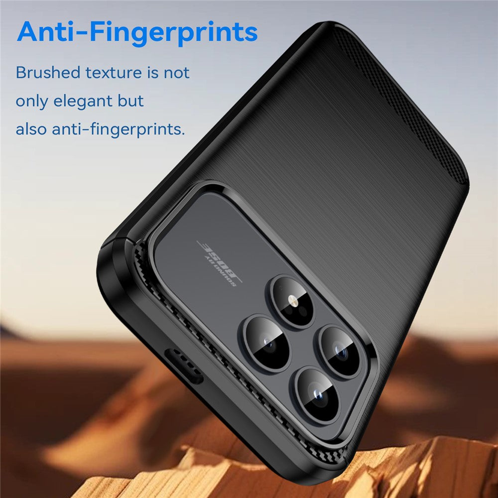 Θήκη για Xiaomi Poco F8 Pro, Techsuit, Καρμπόν, Μαύρη