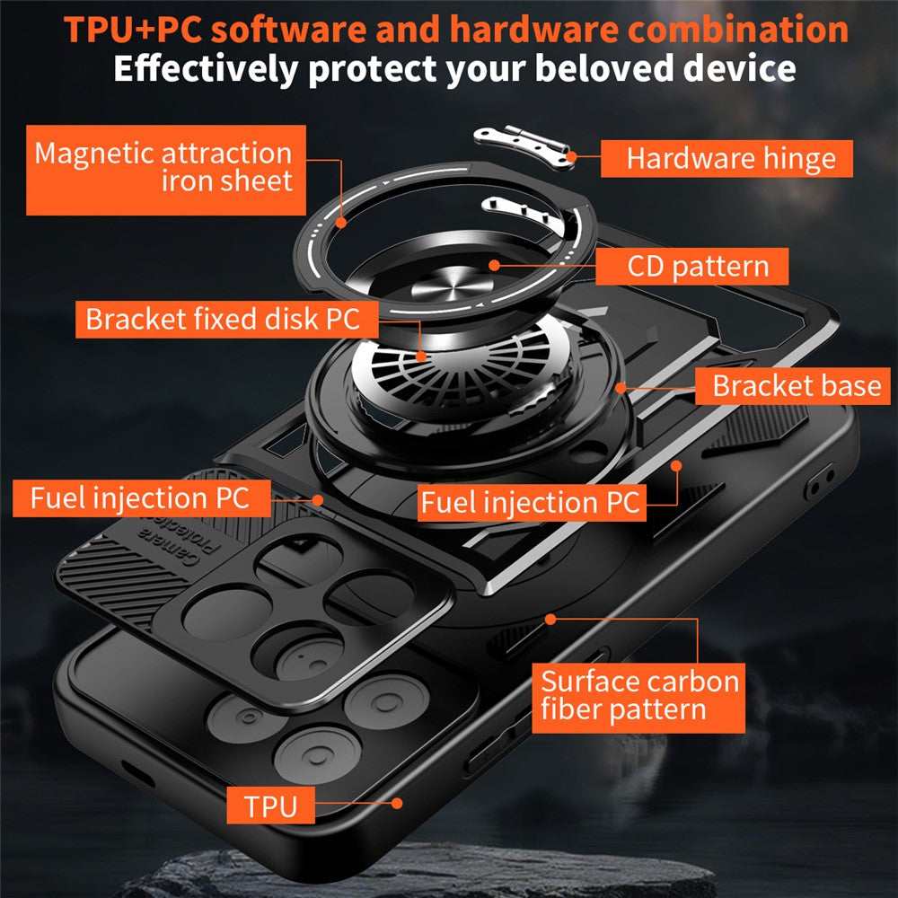 Θήκη για Xiaomi Poco F8 Pro, Techsuit, RuggedCam, Μπλε