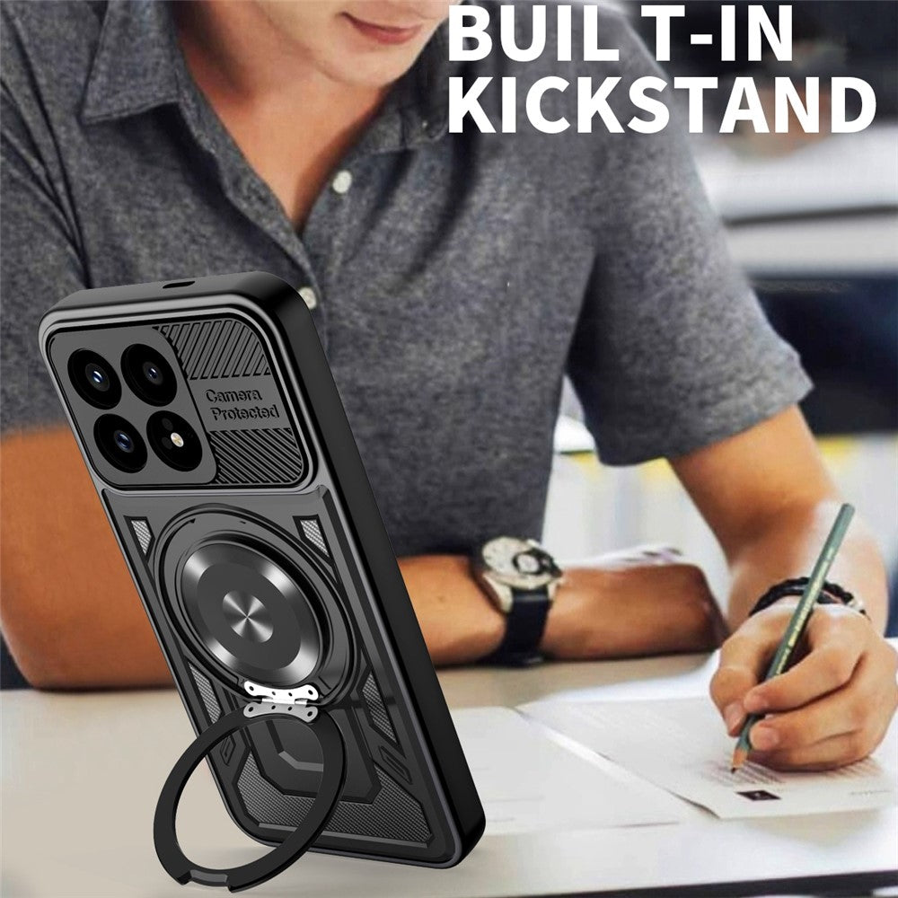 Θήκη για Xiaomi Poco F8 Pro, Techsuit, RuggedCam, Μαύρη