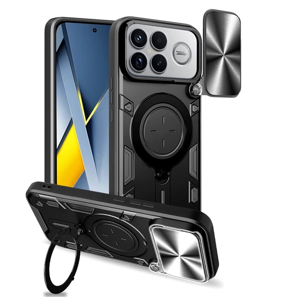 Θήκη για Xiaomi Poco F8 Ultra, Techsuit, CamGuard Pro, Μαύρη