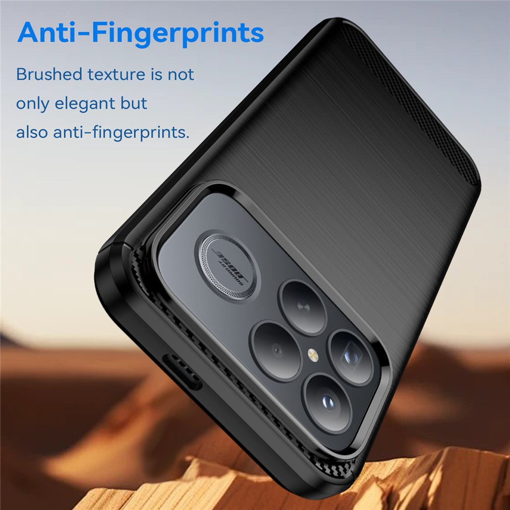 Θήκη για Xiaomi Poco F8 Ultra, Techsuit, Καρμπόν, Μαύρη