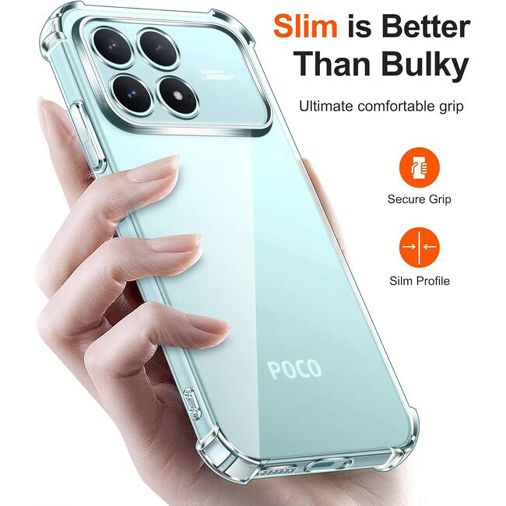 Θήκη για Xiaomi Poco F8 Ultra, Techsuit, Shockproof Clear, Διαφανής