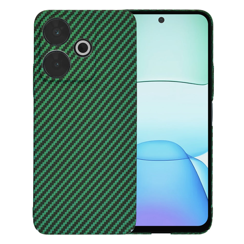 Θήκη για Xiaomi Poco M6 4G / Redmi 13, Techsuit, Carbonite FiberShell, Πράσινο