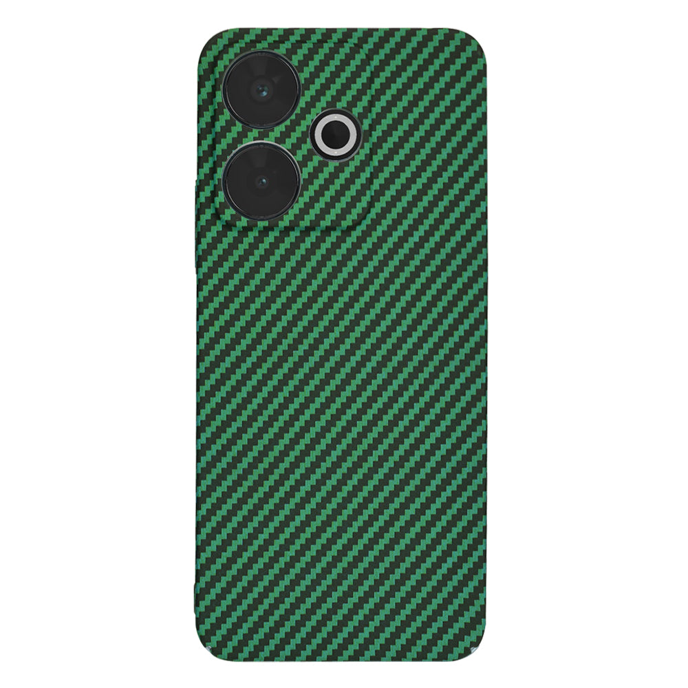 Θήκη για Xiaomi Poco M6 4G / Redmi 13, Techsuit, Carbonite FiberShell, Πράσινο