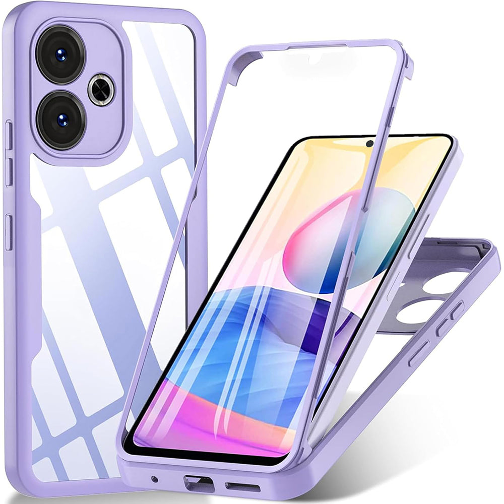 Θήκη για Xiaomi Poco M6 4G / Redmi 13, Techsuit, ColorVerse 360, Μωβ