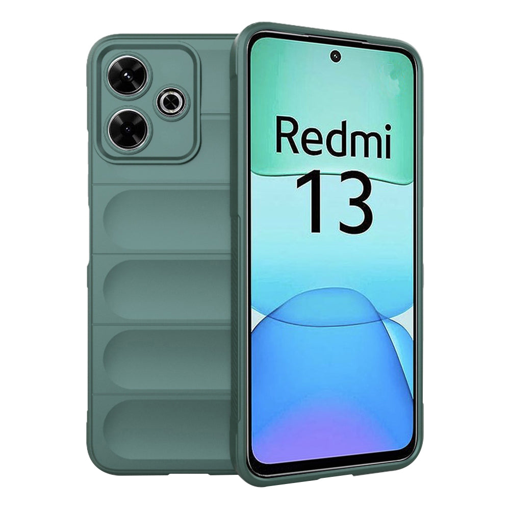 Θήκη για Xiaomi Poco M6 4G / Redmi 13, Techsuit, Magic Shield, Πράσινο