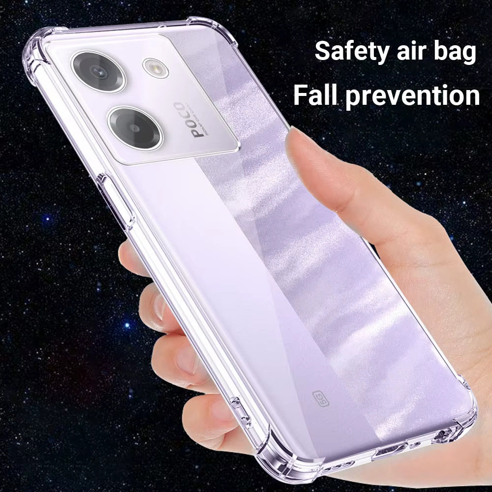 Θήκη για Xiaomi Poco M7 Pro 5G, Techsuit, Ανθεκτική σε Κρούσεις Διαφανής, Διάφανη