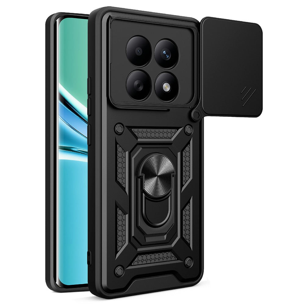 Θήκη για Xiaomi Poco M8 / Redmi Note 15 5G / Note 15 4G, Techsuit, CamShield, Μαύρη