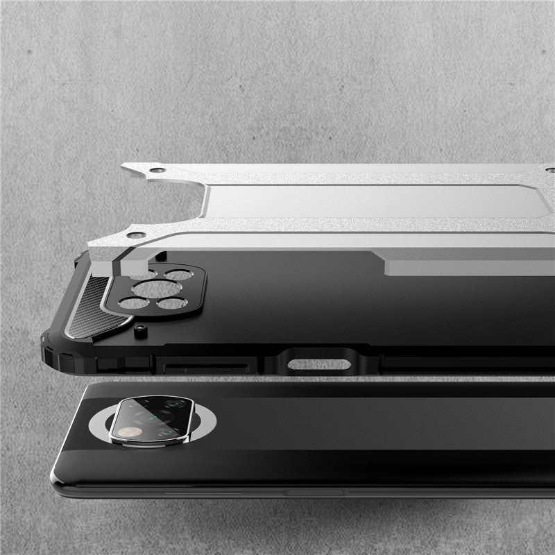 Θήκη για Xiaomi Poco X3 Pro / X3 NFC / X3, Techsuit, Hybrid Armor, Μαύρη