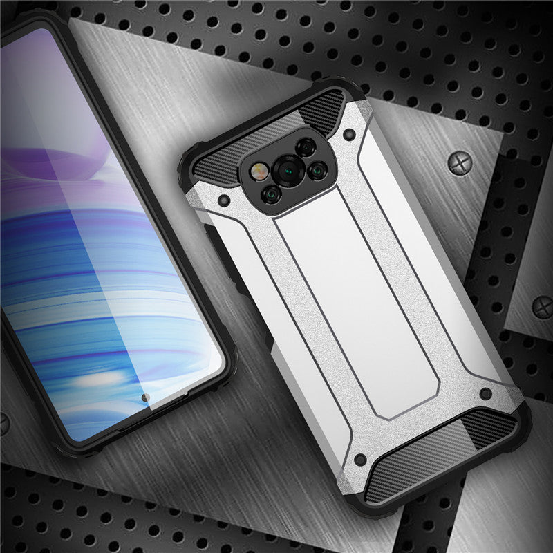 Θήκη για Xiaomi Poco X3 Pro / X3 NFC / X3, Techsuit, Hybrid Armor, Μαύρη