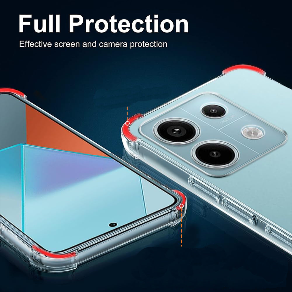 Θήκη για Xiaomi Poco X6 / Note 13 Pro 5G, Techsuit, Ανθεκτική σε Κρούσεις Διαφανής, Διάφανη