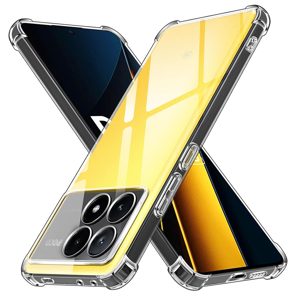 Θήκη για Xiaomi Poco X6 Pro, Techsuit, Ανθεκτική σε Κρούσεις Διαφανής, Διάφανη