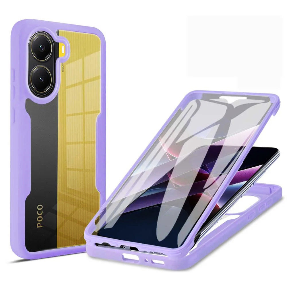 Θήκη για Xiaomi Poco X7 Pro, Techsuit, ColorVerse 360, Μωβ