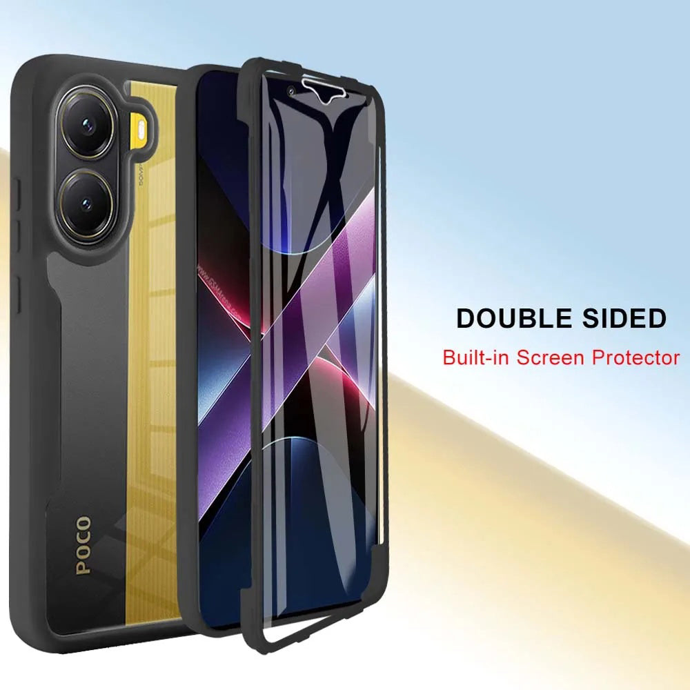 Θήκη για Xiaomi Poco X7 Pro, Techsuit, ColorVerse 360, Μαύρο