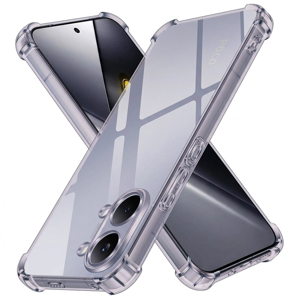 Θήκη για Xiaomi Poco X8 Pro Max, Techsuit, Ανθεκτική σε Κρούσεις Διαφανής, Καπνιστή