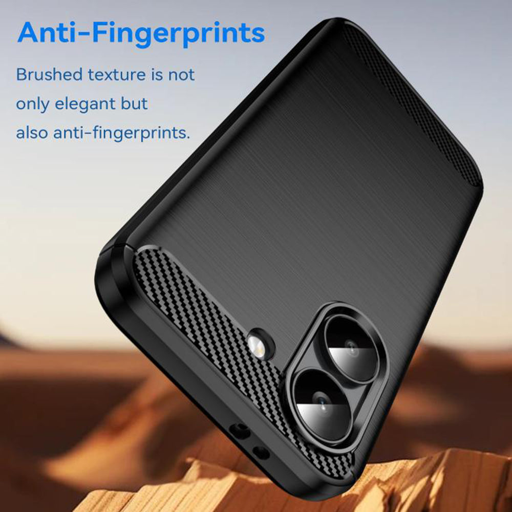 Θήκη για Xiaomi Poco X8 Pro, Techsuit, Καρμπόν, Μαύρη