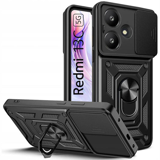 Θήκη για Xiaomi Redmi 13C 5G, Tech-Protect, CamShield Pro, Μαύρο