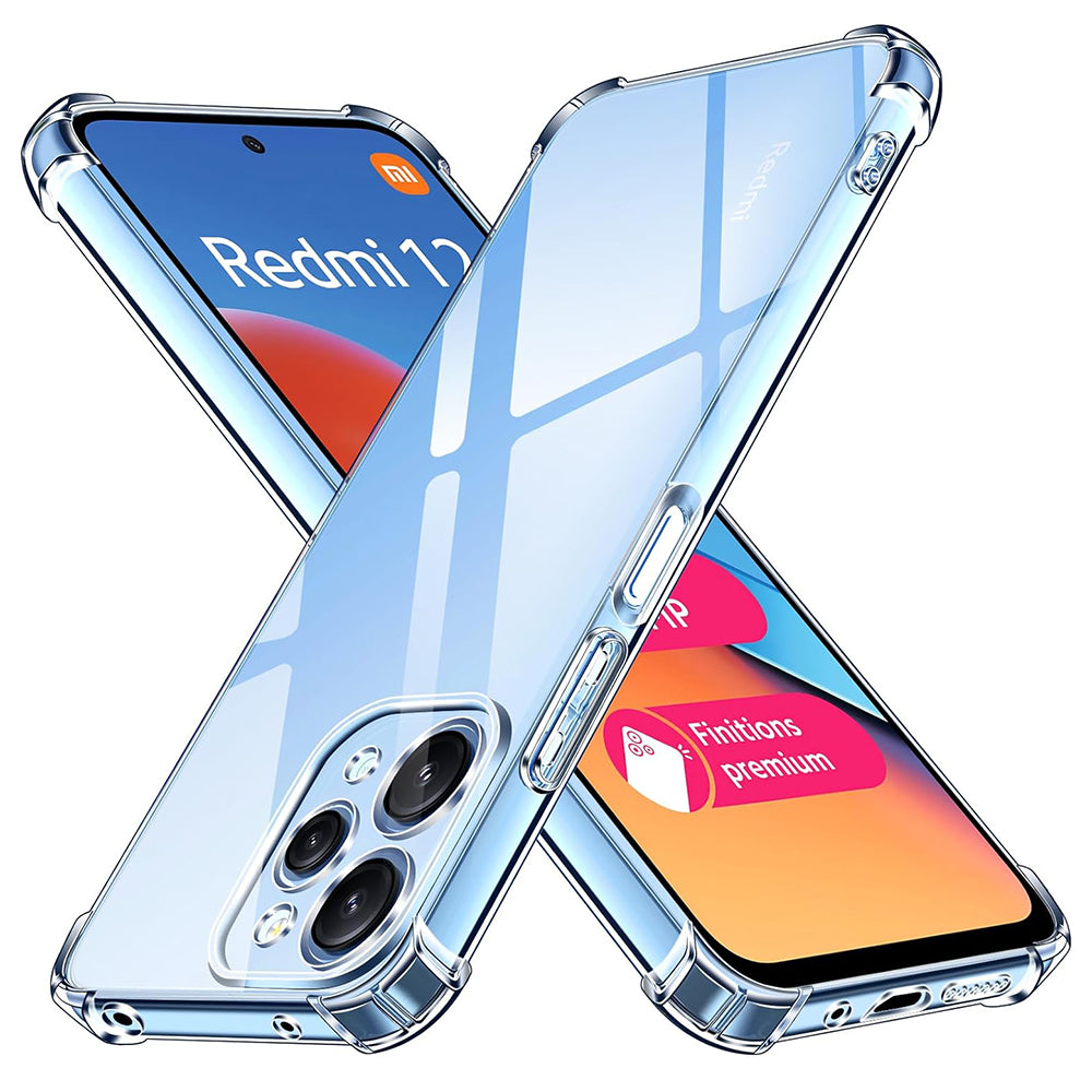 Θήκη για Xiaomi Redmi 12 5G / 12, Techsuit, Ανθεκτική σε Κρούσεις Διαφανής, Διάφανη