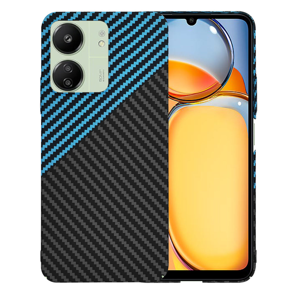 Θήκη για Xiaomi Redmi 13C 5G / 13C / Poco C65, Techsuit, Carbonite FiberShell, Μαύρο Μπλε