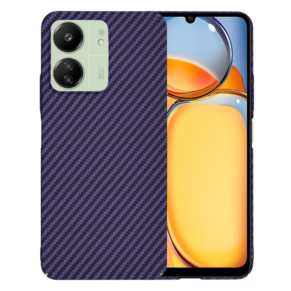 Θήκη για Xiaomi Redmi 13C 5G / 13C / Poco C65, Techsuit, Carbonite FiberShell, Μωβ
