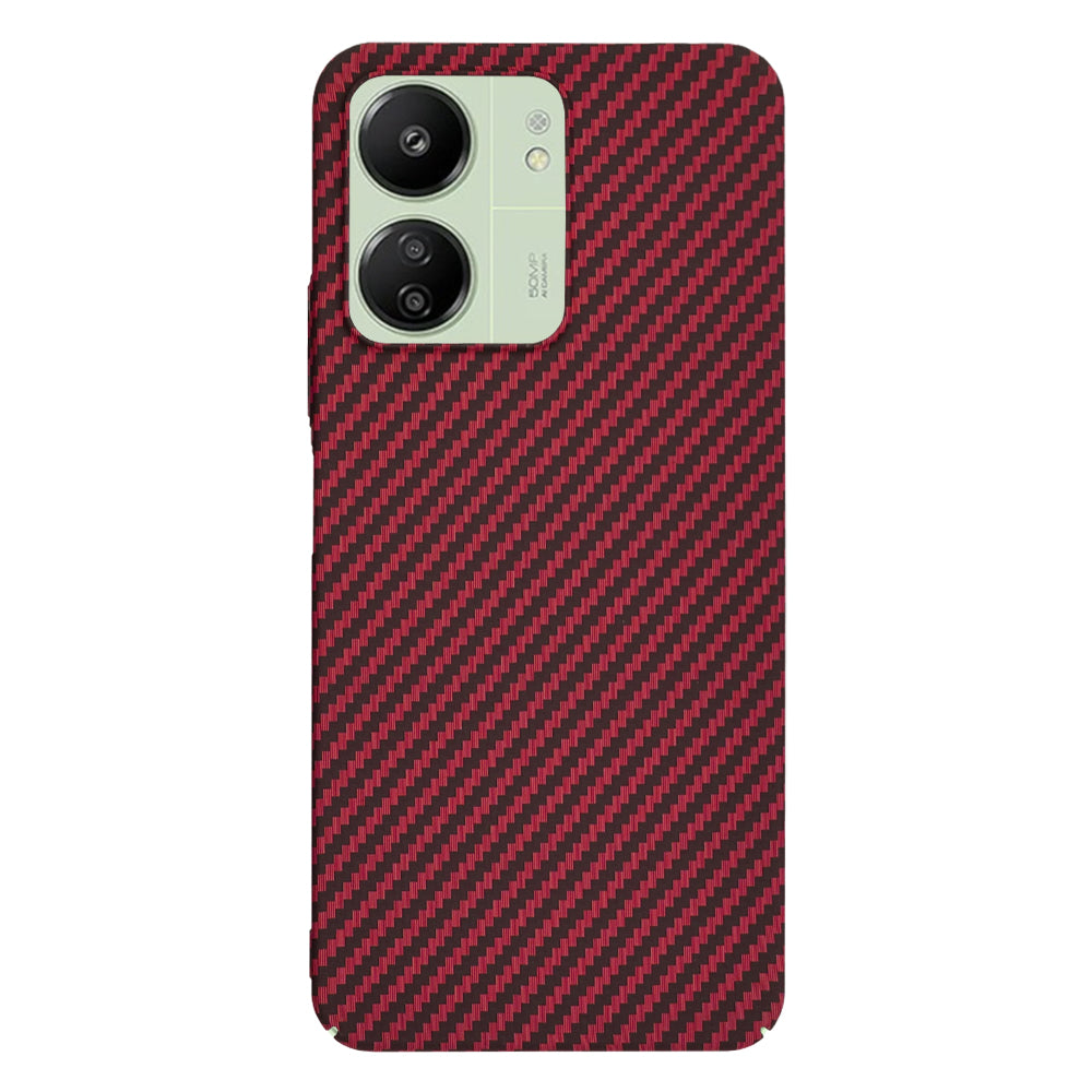 Θήκη για Xiaomi Redmi 13C 5G / 13C / Poco C65, Techsuit, Carbonite FiberShell, Κόκκινο