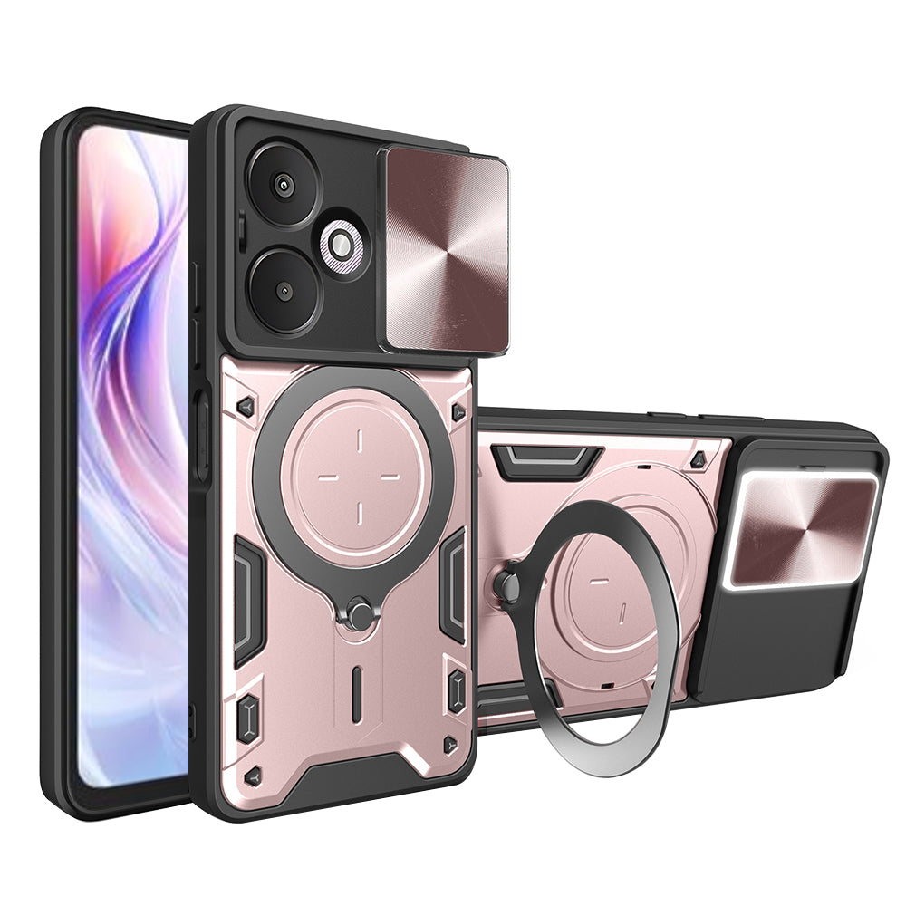 Θήκη για Xiaomi Redmi 13C 5G, Techsuit, CamGuard Pro, Ροζ Χρυσό