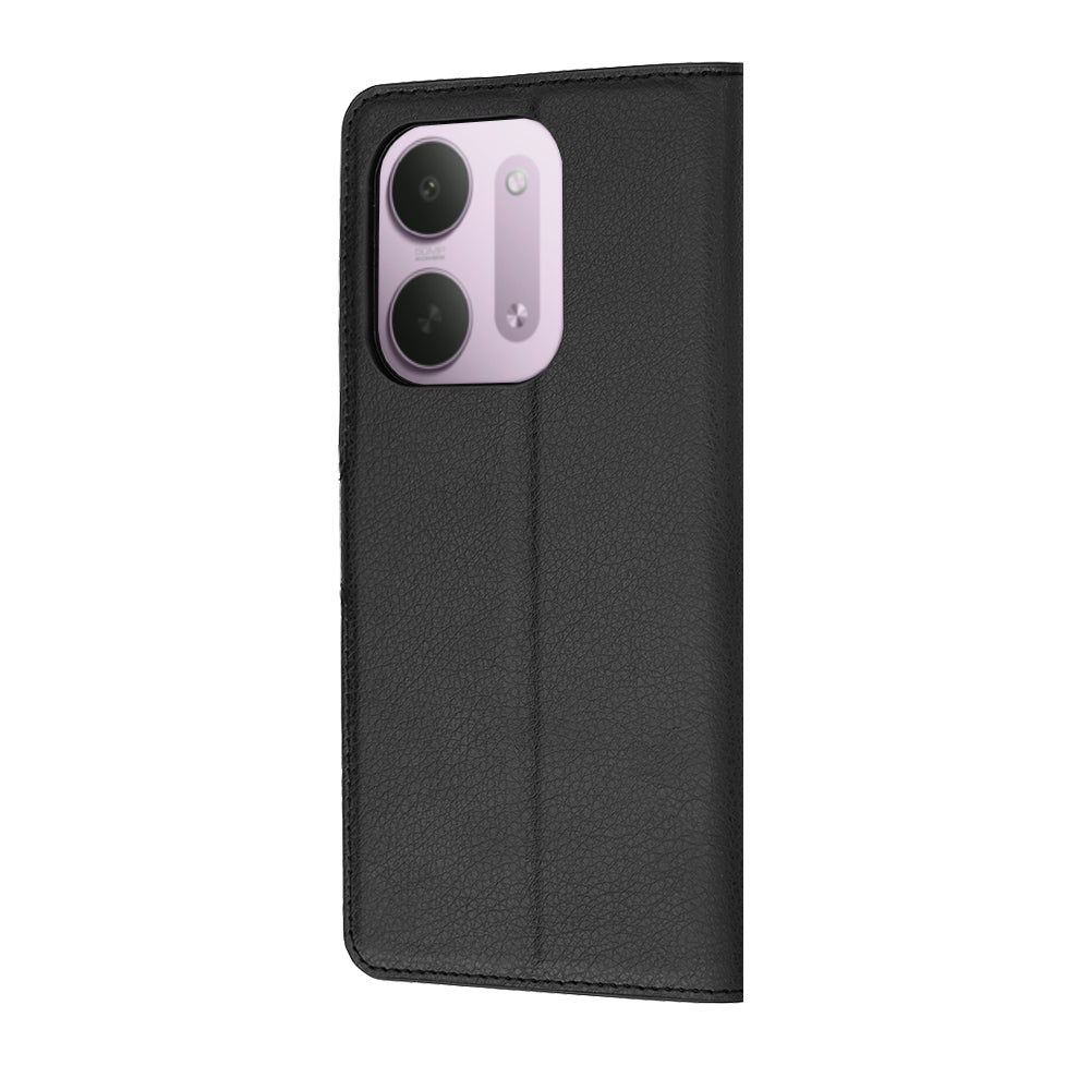 Θήκη για Xiaomi Redmi 17C 5G, Techsuit, Leather Folio, Μαύρο