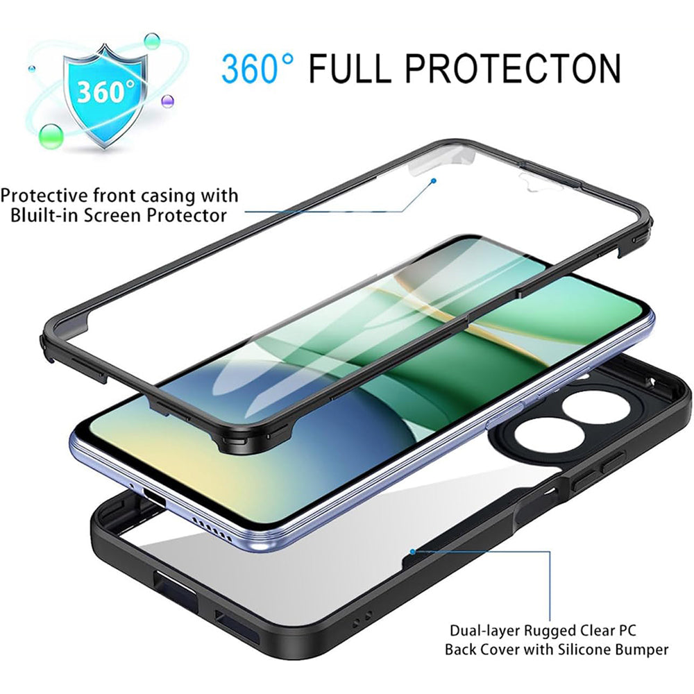 Θήκη για Xiaomi Redmi A5 4G (Περιφερειακή), Techsuit, ColorVerse 360, Μαύρη