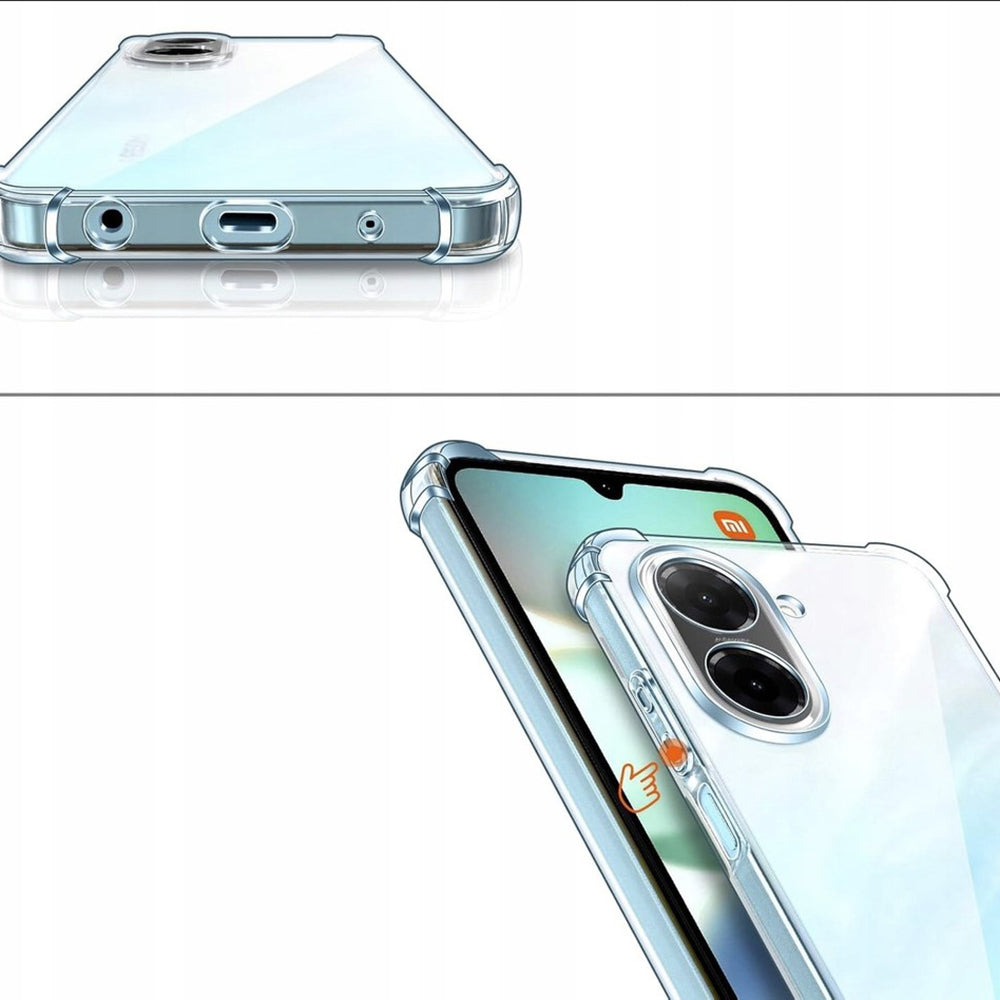 Θήκη για Xiaomi Redmi A5 4G (Standard), Techsuit, Ανθεκτική σε Κρούσεις Διαφανής, Διάφανη