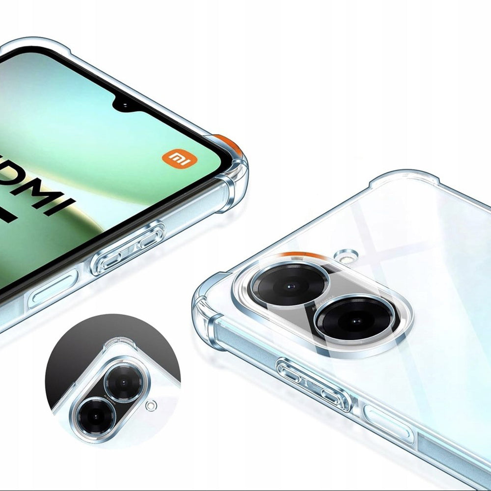 Θήκη για Xiaomi Redmi A5 4G (Standard), Techsuit, Ανθεκτική σε Κρούσεις Διαφανής, Διάφανη