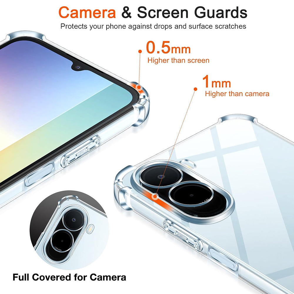 Θήκη για Xiaomi Redmi A7 Pro 4G, Techsuit, Shockproof Clear, Διαφανής