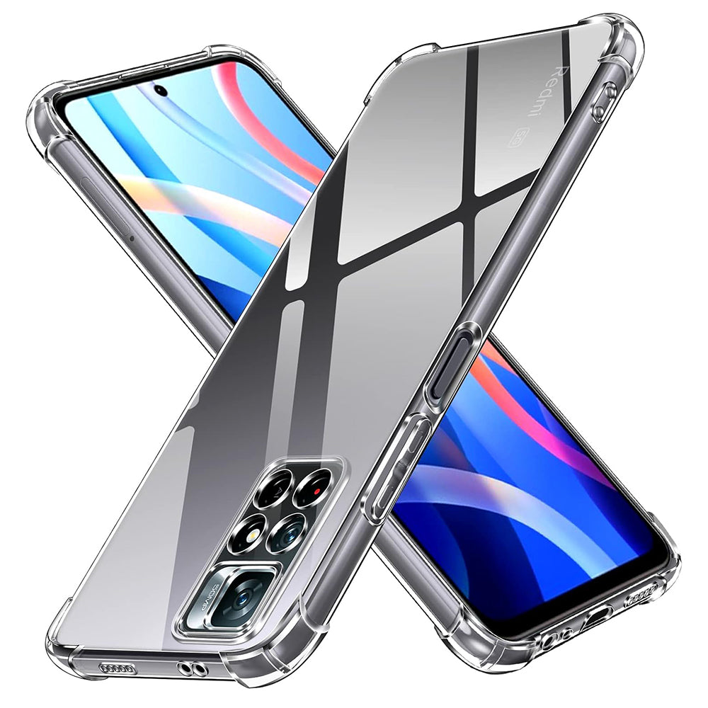 Θήκη για Xiaomi Redmi Note 11S / Note 11, Techsuit, Ανθεκτική σε Κρούσεις Διαφανής, Διαφάνεια