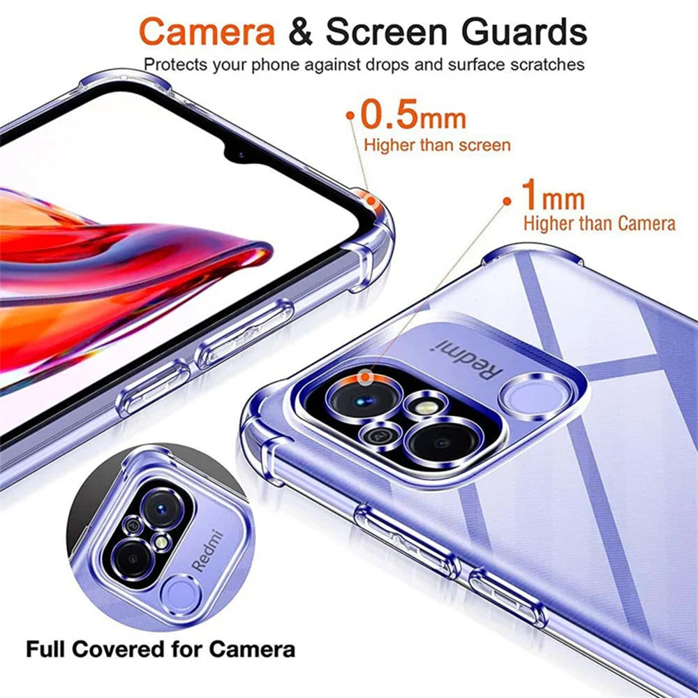Θήκη για Xiaomi Redmi Note 12 Pro 4G / Note 11 Pro 5G / Note 11 Pro, Techsuit, Ανθεκτική σε Κρούσεις Διαφανής, Διαφάνεια