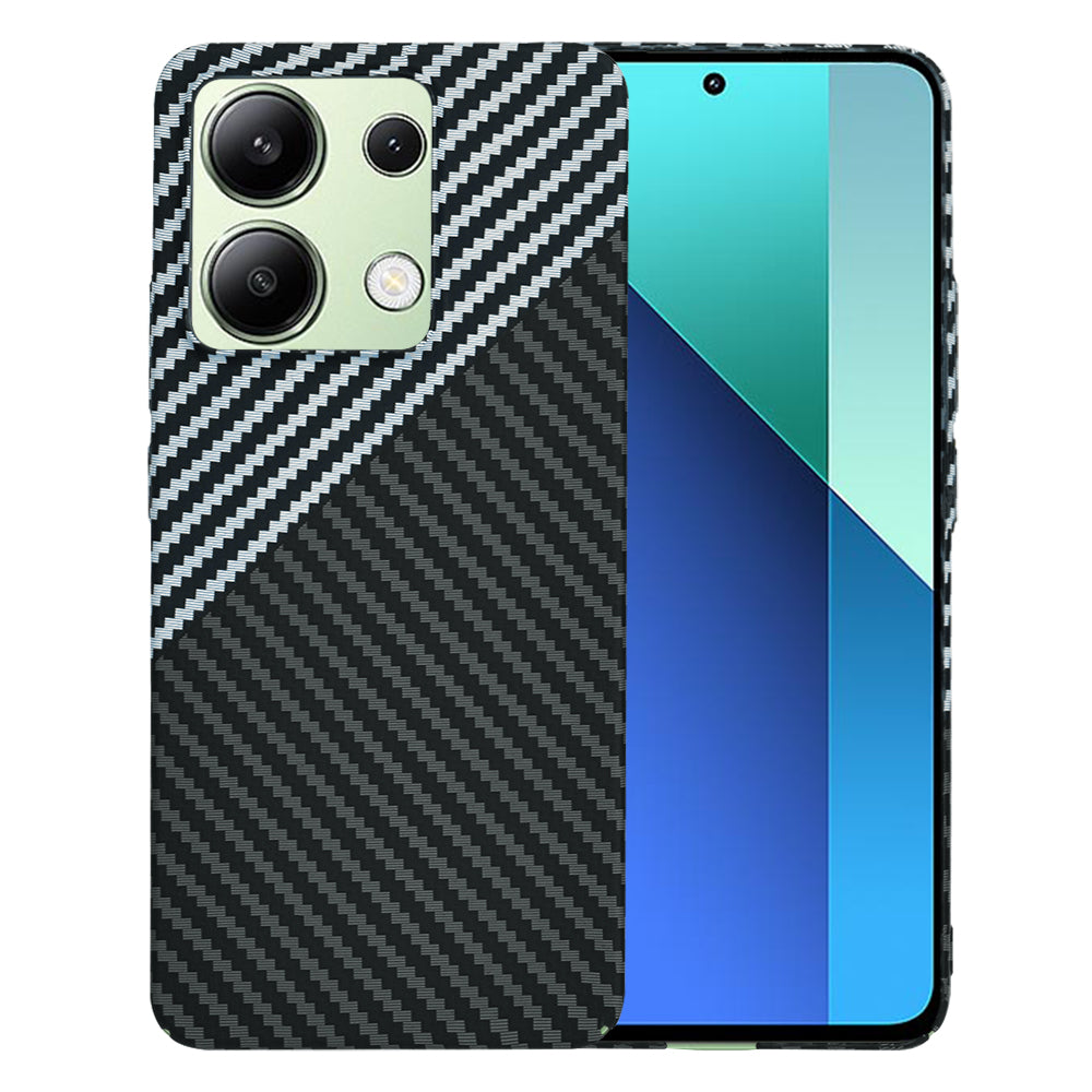 Θήκη για Xiaomi Redmi Note 13 4G, Techsuit, Carbonite FiberShell, Μαύρο Γκρι