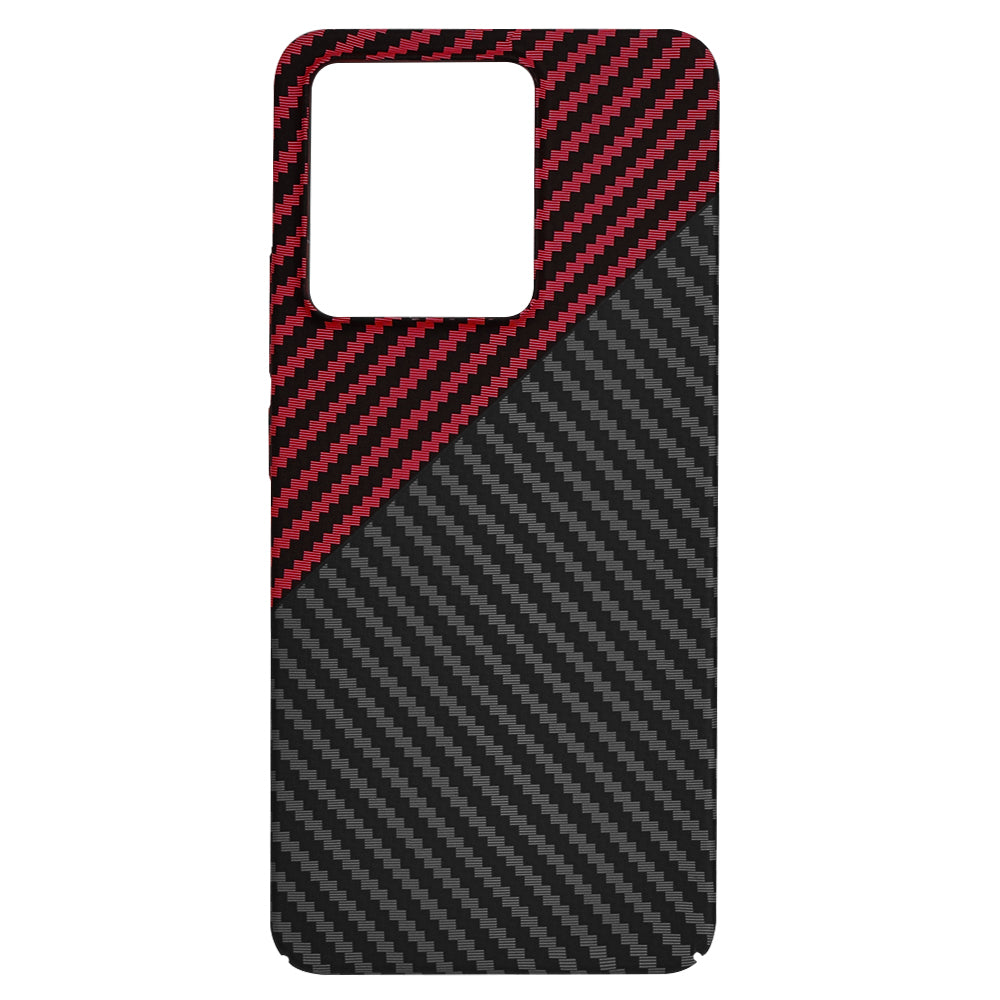 Θήκη για Xiaomi Redmi Note 13 4G, Techsuit, Carbonite FiberShell, Μαύρο Κόκκινο