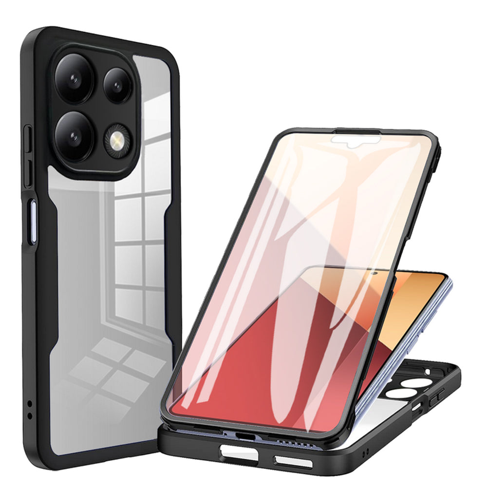 Θήκη για Xiaomi Redmi Note 13 4G, Techsuit, ColorVerse 360, Μαύρο