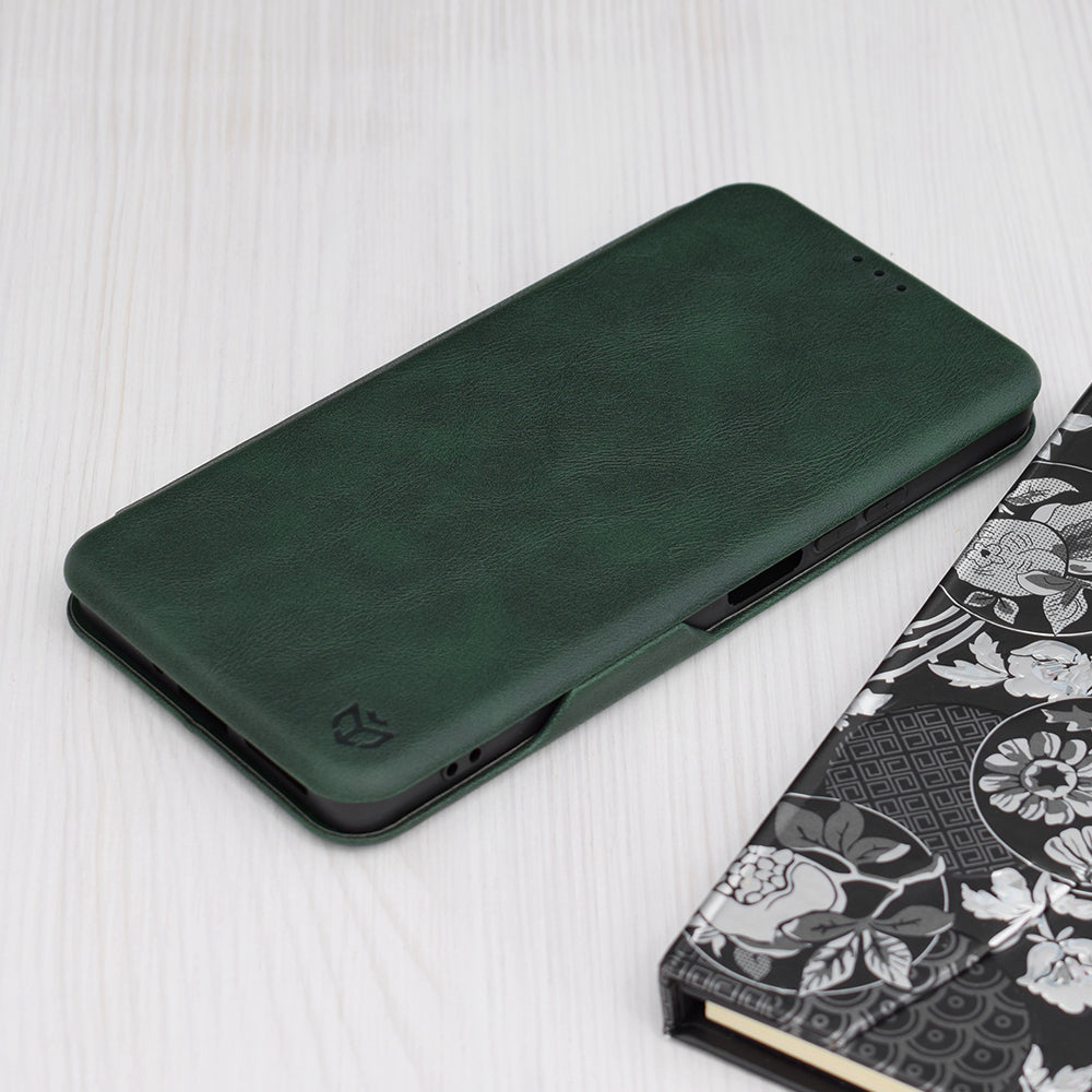 Θήκη για Xiaomi Redmi Note 13 5G, Techsuit, Safe Wallet Plus, Πράσινο
