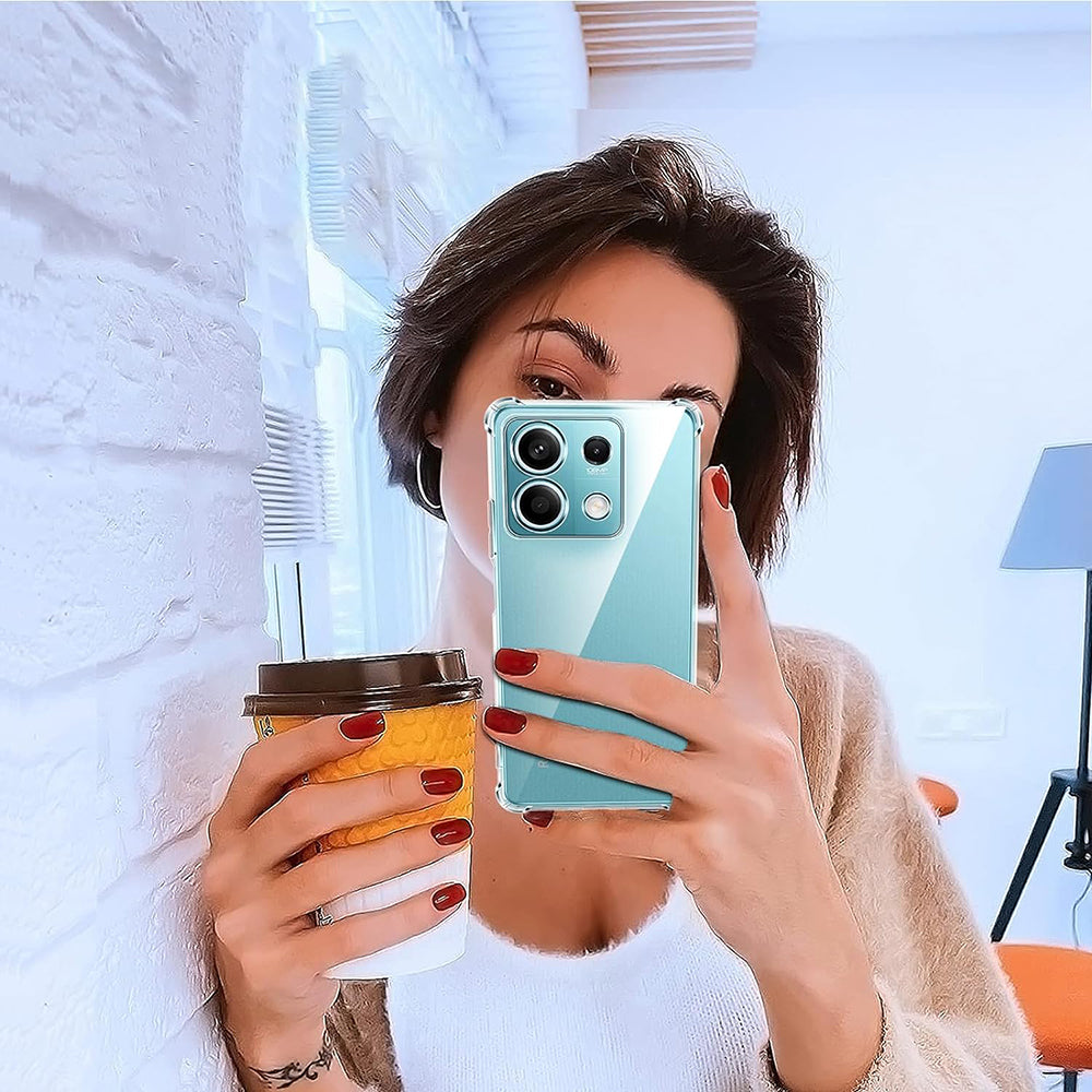 Θήκη για Xiaomi Redmi Note 13 5G, Techsuit, Ανθεκτική σε Κρούσεις Διαφανής, Διάφανη