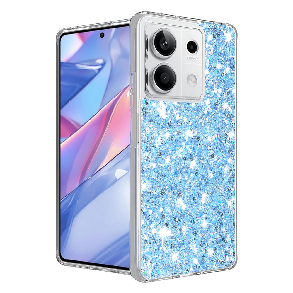 Θήκη για Xiaomi Redmi Note 13 5G, Techsuit, Sparkly Glitter, Μπλε