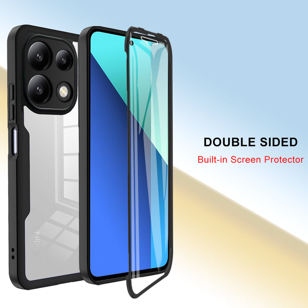 Θήκη για Xiaomi Redmi Note 13 Pro 4G / Poco M6 Pro 4G, Techsuit, ColorVerse 360, Μαύρο