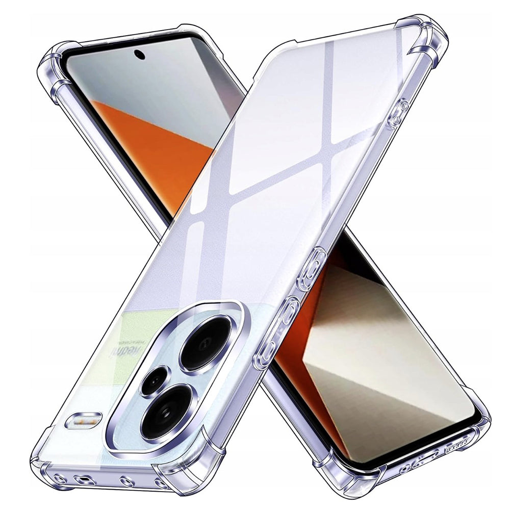 Θήκη για Xiaomi Redmi Note 13 Pro+, Techsuit, Ανθεκτική σε Κρούσεις Διαφανής, Διάφανη
