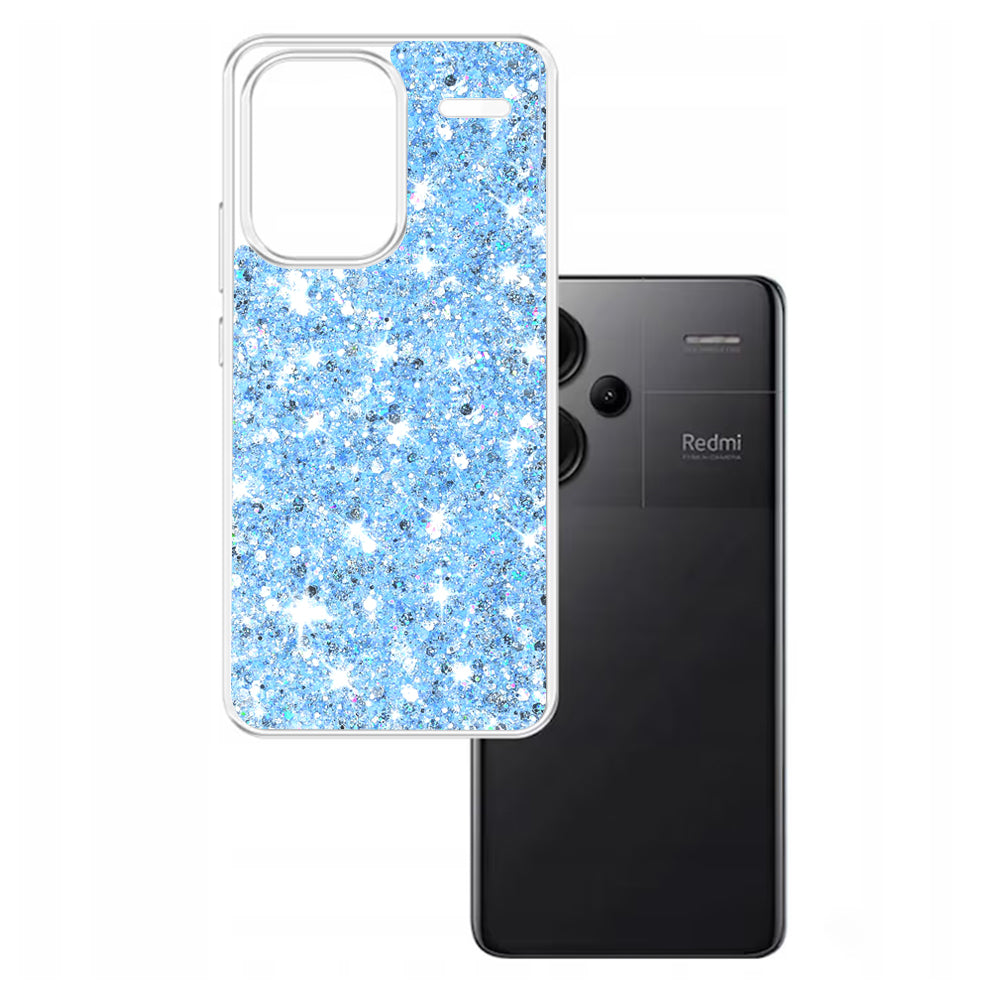 Θήκη για Xiaomi Redmi Note 13 Pro+, Techsuit, Sparkly Glitter, Μπλε